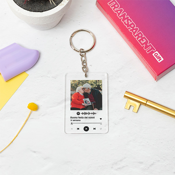 Portachiavi Spotify personalizzato