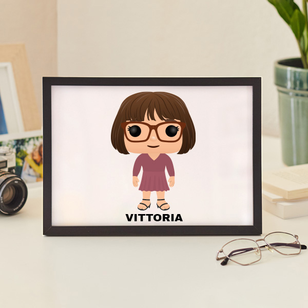 Targa Funkos con Nomi personalizzata