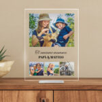 Miniatura di Targa collage di foto con testi personalizzata