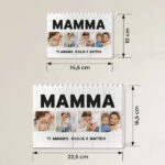 Miniatura di Puzzle di Blocchi Mamma con Quattro Foto e Testo personalizzato