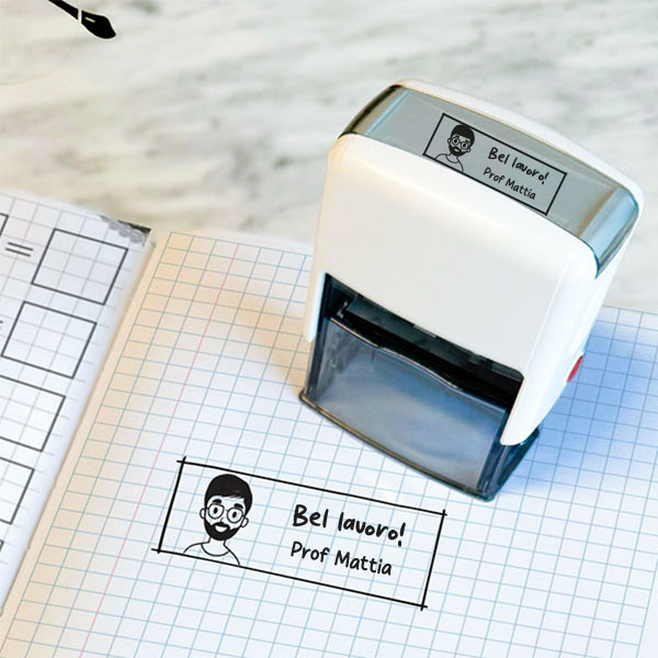 Timbro per Vestiti per Bambini con Nome e Disegno Personalizzato