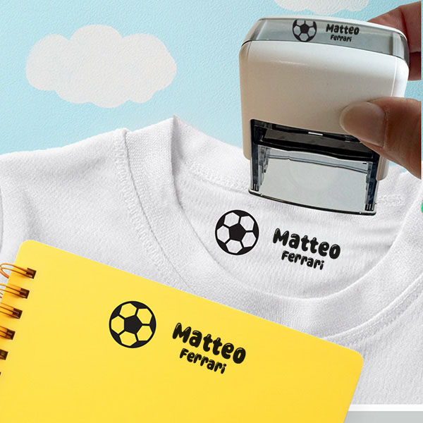 Timbro personalizzato per insegnanti con disegno e nome