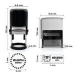 Miniatura di Timbro personalizzato per insegnanti con disegno e nome