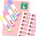 Miniatura di Etichette Adesive per Bambini per Oggetti personalizzate