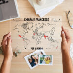 Miniatura di Targa Viaggiatori con Pennarello e Testi personalizzata