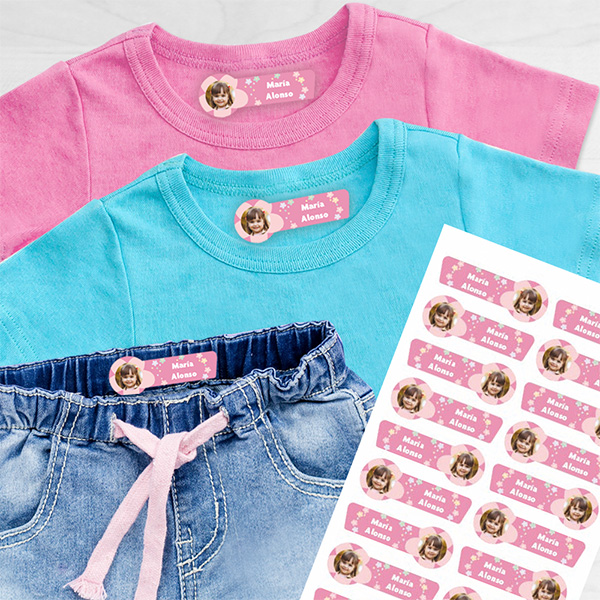 Etichette Tessili Termoadesive per Abbigliamento Bambini personalizzate