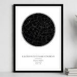 Poster Mappa Stellare personalizzata Miniatura di Poster Mappa Stellare personalizzata