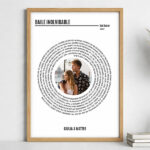 Poster con Testo della Canzone Spotify a Spirale e Foto personalizzata Miniatura di Poster con Testo della Canzone Spotify a Spirale e Foto personalizzata