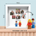 Miniatura di Quadro con Minifigure Lego, 6 Foto e Testo Personalizzato