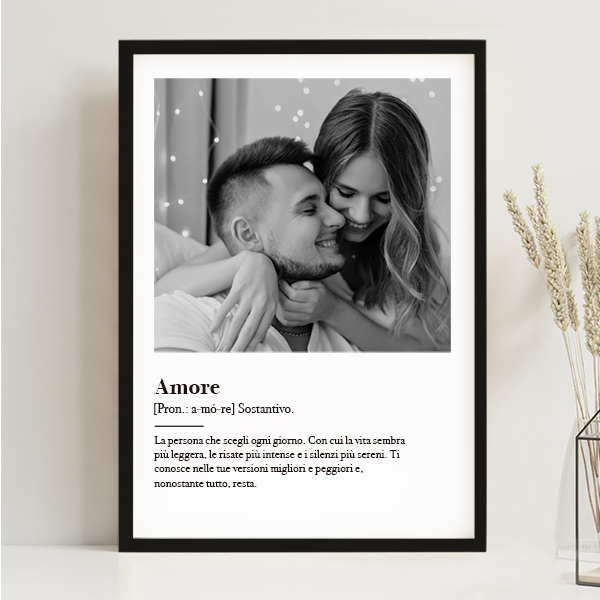 Poster Significato dell’Amore con Foto e Testo Personalizzati