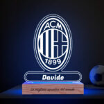 Miniatura di Lampada a Scudo AC Milan personalizzata