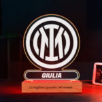 Miniatura di Lampada a Scudo Inter de Milán personalizzata