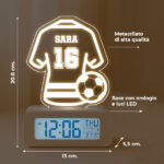Miniatura di Sveglia con Luce Maglia da Calcio personalizzata
