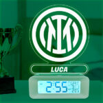 Miniatura di Sveglia con Luce a Scudo Inter de Milán personalizzata
