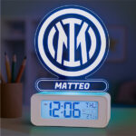 Miniatura di Sveglia con Luce a Scudo Inter de Milán personalizzata
