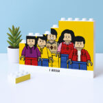 Miniatura di Puzzle di Blocchi con Testo e Omini Lego personalizzati