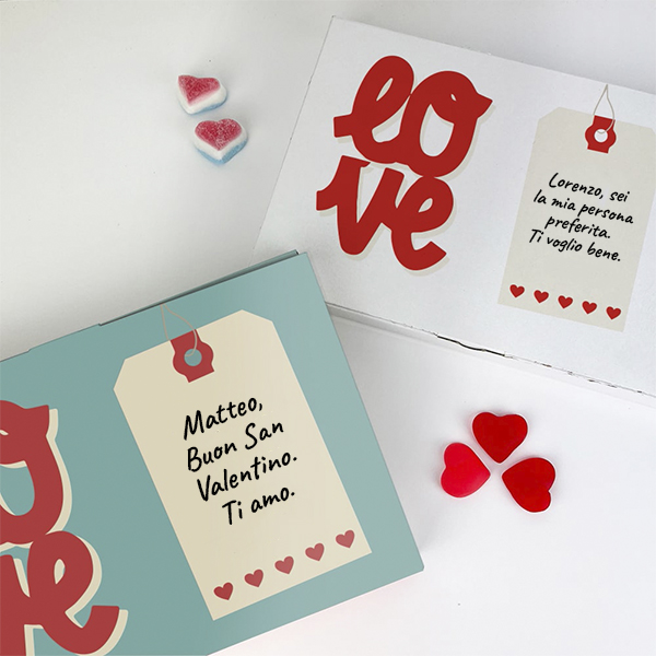 Scatola di Dolci personalizzata con Testi