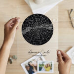 Miniatura di Targa Mappa Stellare personalizzata