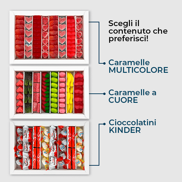 Scatola di Dolci personalizzata con Testi