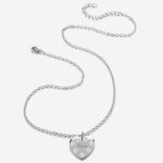 Miniatura di Collana Cuore con Brillanti e Testo personalizzato