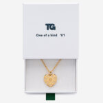 Miniatura di Collana Cuore con Brillanti e Testo personalizzato