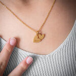 Miniatura di Collana Cuori con Testo personalizzato