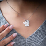 Miniatura di Collana Cuori con Testo personalizzato