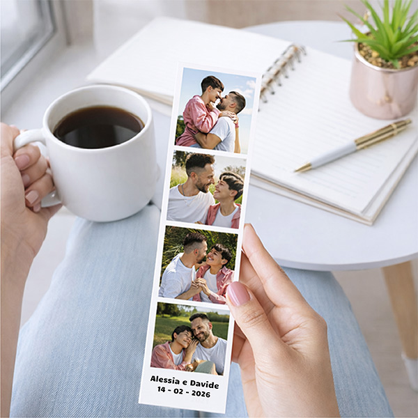 Striscia Fototessera con Nomi e Testo Personalizzato