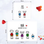 Miniatura di Scatola di Dolci Pupazzetti con Testo personalizzata