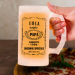 Miniatura di Boccale da Birra Etichetta Whisky personalizzato