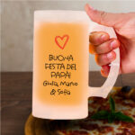 Miniatura di Boccale da Birra con Cuore e Testo per Papà personalizzato