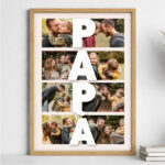 Miniatura di Poster Papà Verticale con Foto Personalizzate