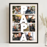 Miniatura di Poster Papà Verticale con Foto Personalizzate