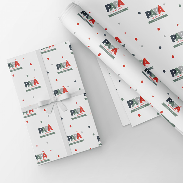 Carta Regalo Papà con Testo personalizzato