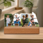 Miniatura di Targa Papà con Foto e Base personalizzata