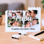 Miniatura di Puzzle Papà con Collage di 4 Foto Personalizzate