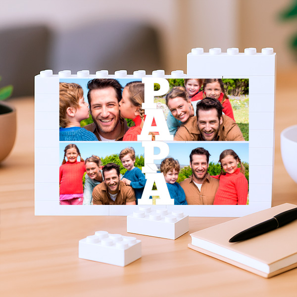 Puzzle Papà Verticale con Foto Personalizzate