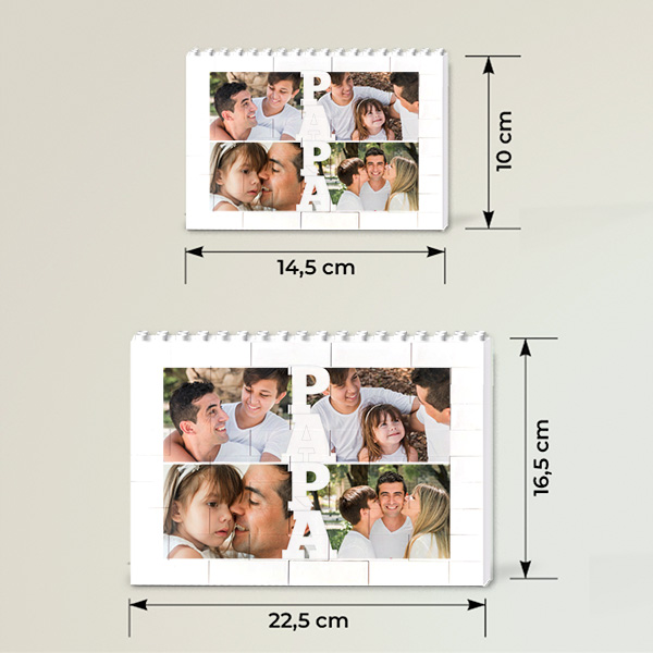 Puzzle Papà Verticale con Foto Personalizzate