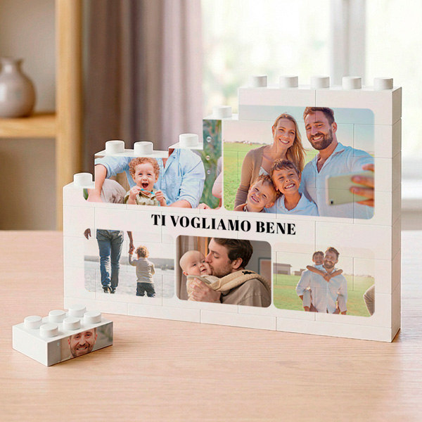Puzzle Ritratti con Foto e Testo Personalizzato