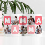 Miniatura di Tazza Mamma Cubi Cuore con Cinque Foto personalizzata