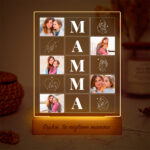 Miniatura di Lampada Mamma con Quattro Foto e Silhouette personalizzata