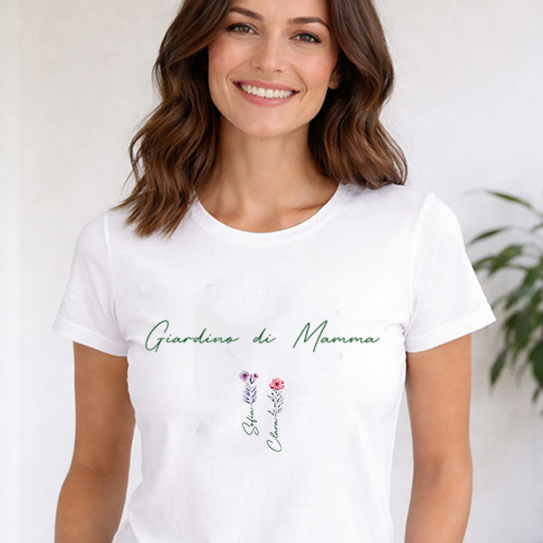 Pigiama Il Giardino della Mamma con Nomi personalizzati