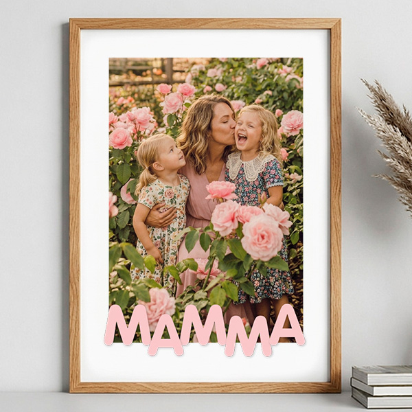 Poster per la Mamma con Foto personalizzata