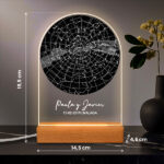 Miniatura di Lampada Mappa Stellare personalizzata