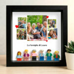 Miniatura di Quadro con Minifigure Lego Mamma con Foto personalizzate