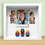 Miniatura di Quadro con Minifigure Lego Mamma con Foto personalizzate