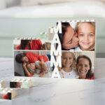 Miniatura di Puzzle a Blocchi Mamma Verticale con Foto personalizzate