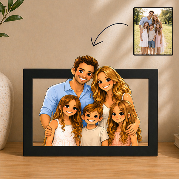 Cornice con Foto 3D personalizzata