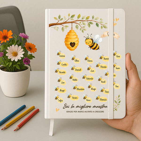 Quaderno con Apine e Nomi Personalizzati