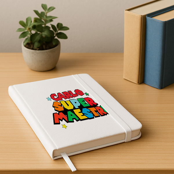 Quaderno Super Insegnante con Nomi Personalizzati